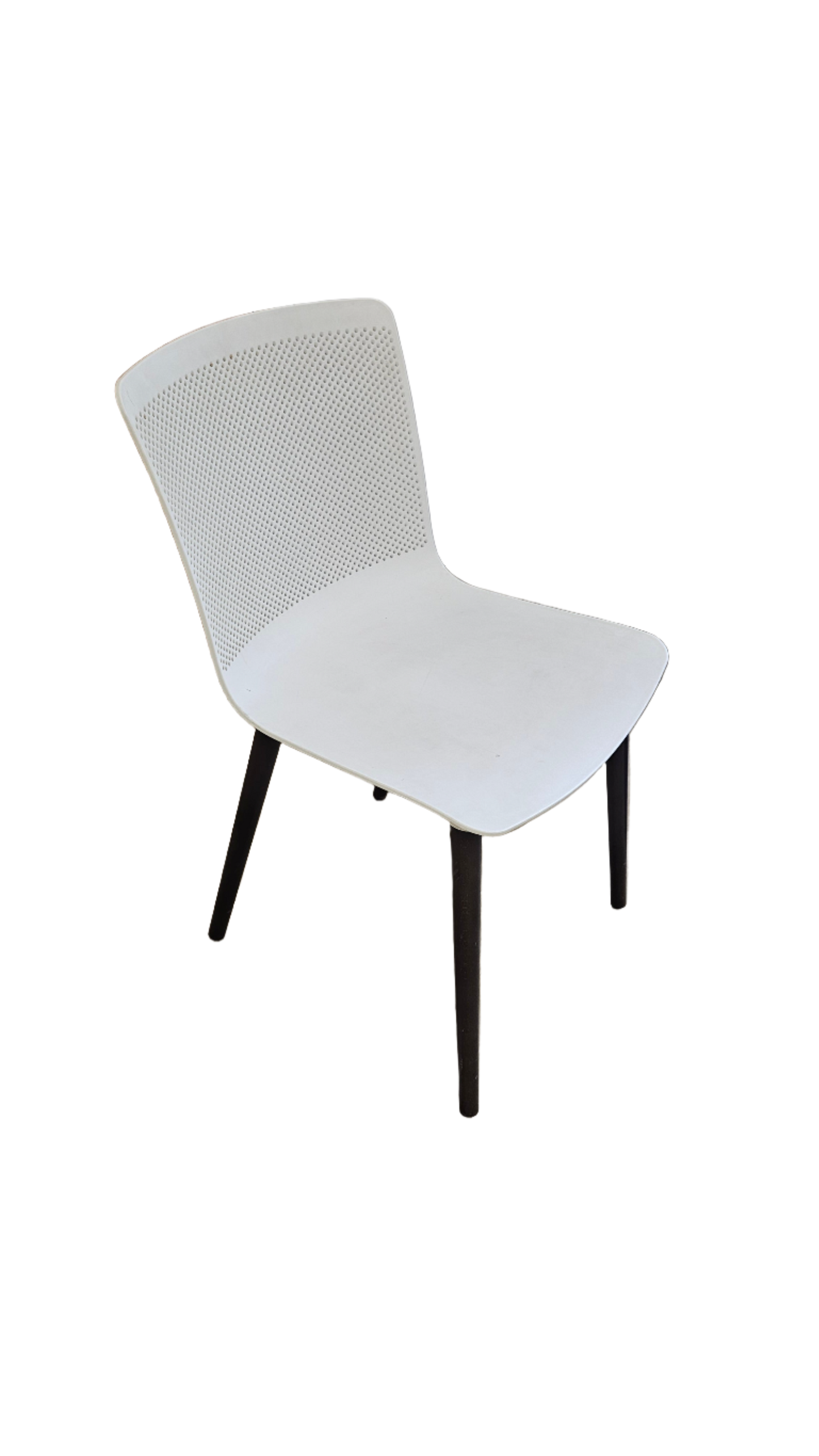 Chaise Forma 5 Glove blanche et noir