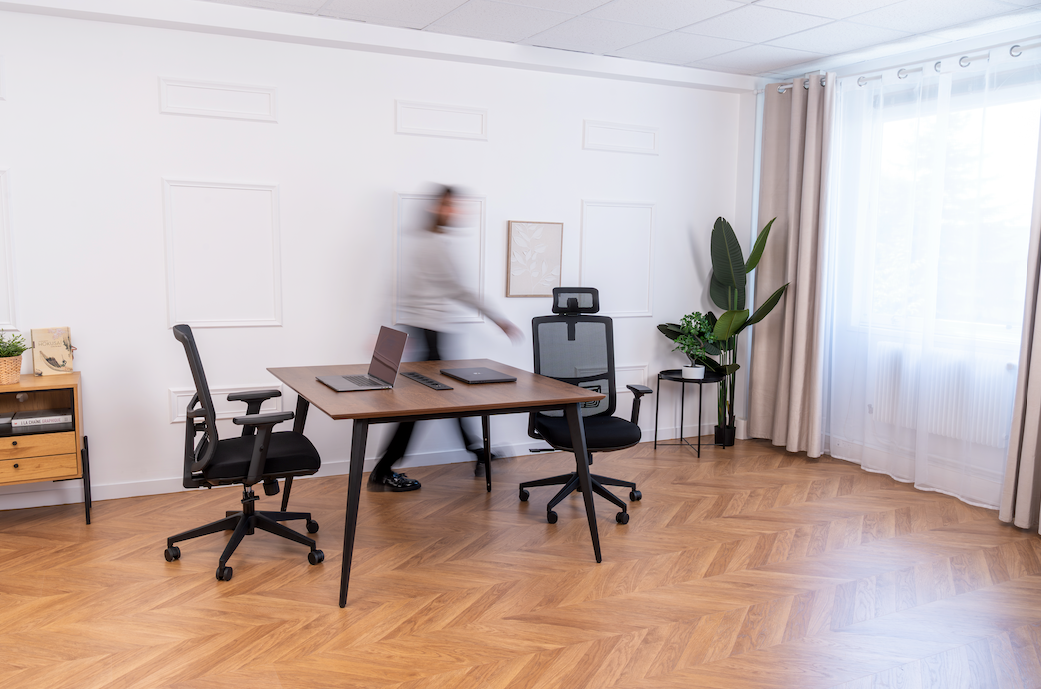 Bench 2 places L120xl120 Orex - Plateau Bois Foncé