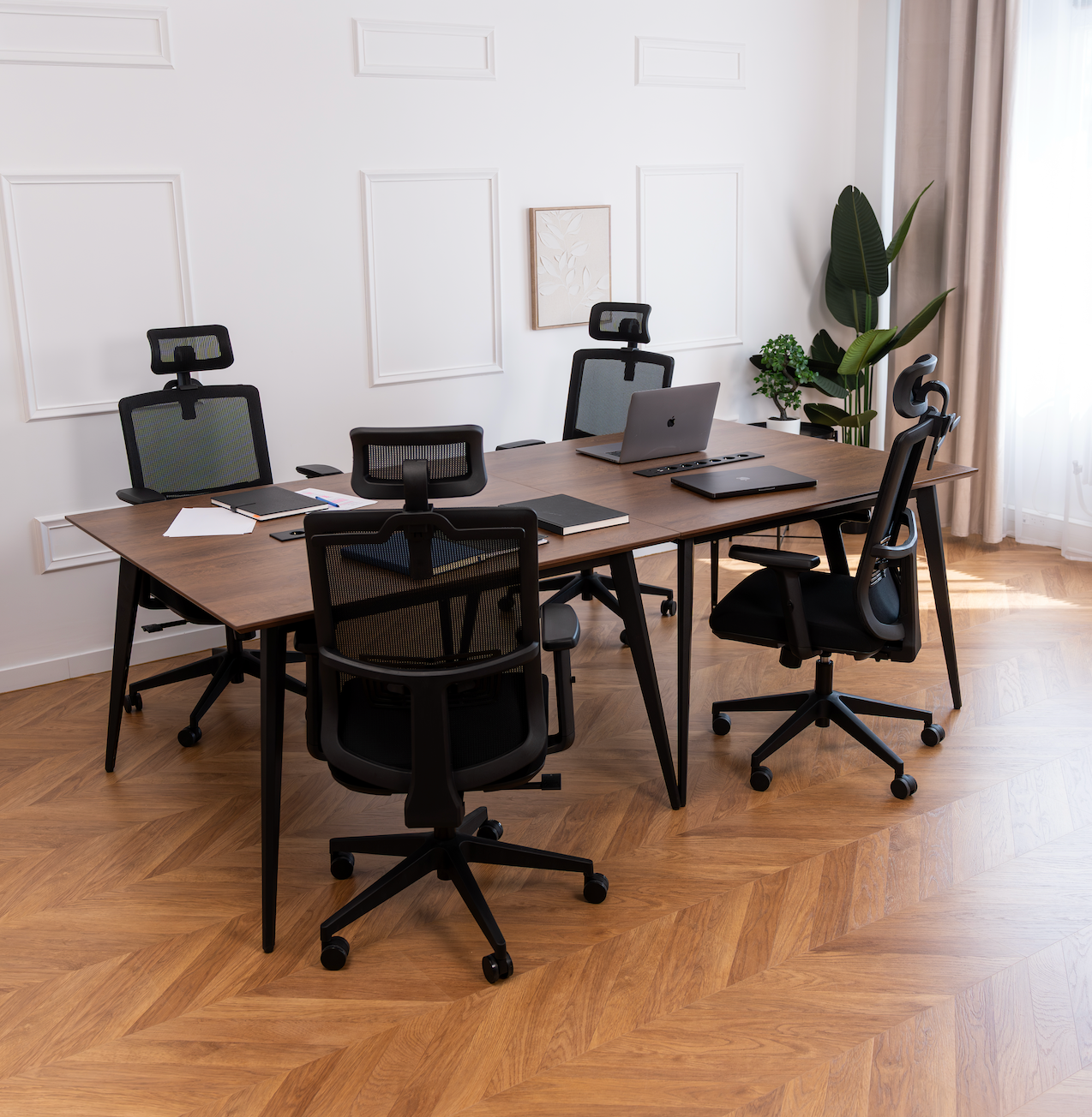 Bench 2 places L120xl120 Orex - Plateau Bois Foncé