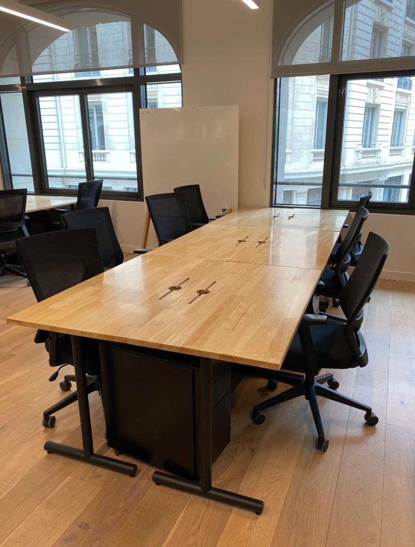Bureau Droit 120cm en bois