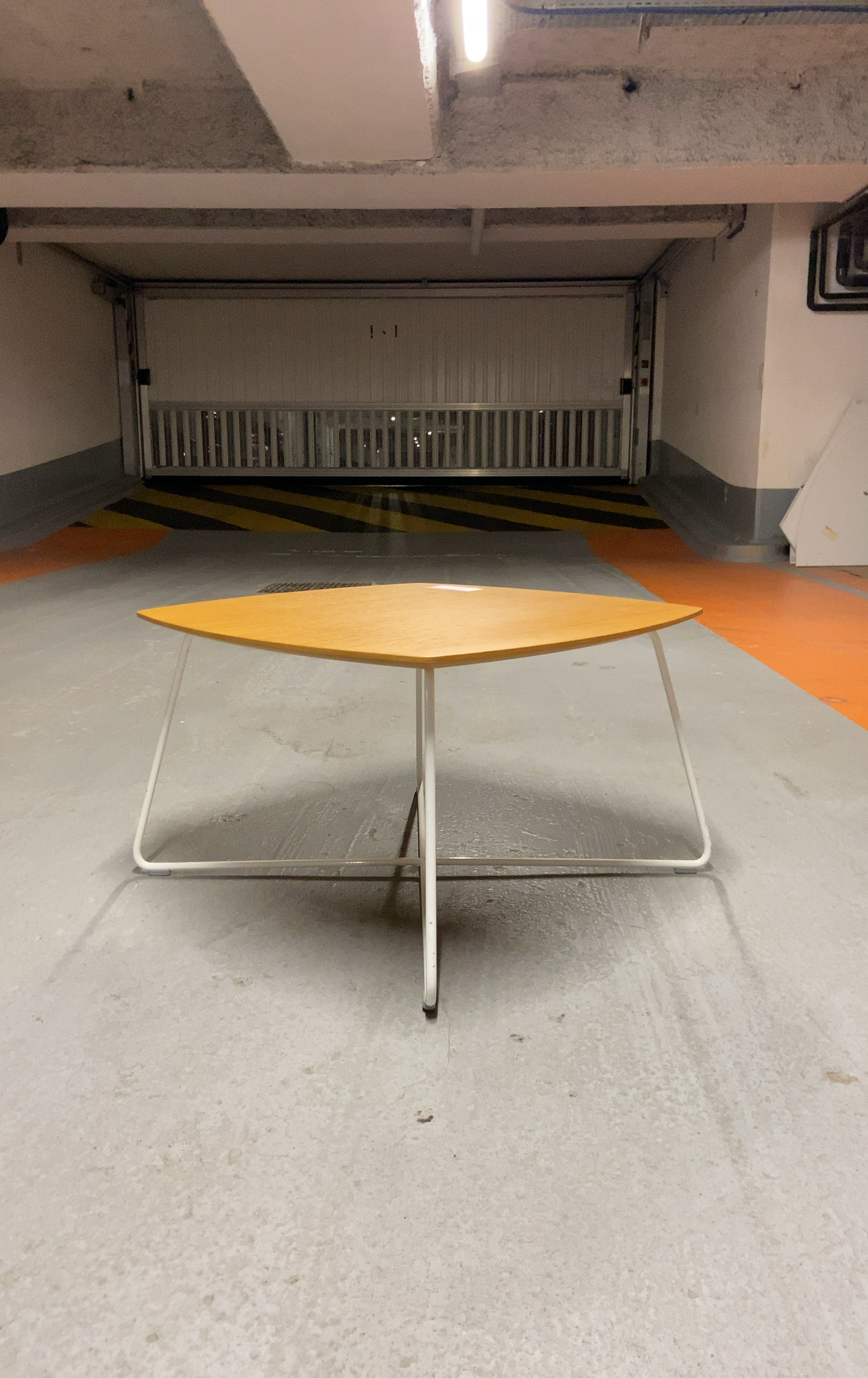 Table basse L70xl70xh42 Bois et Métal