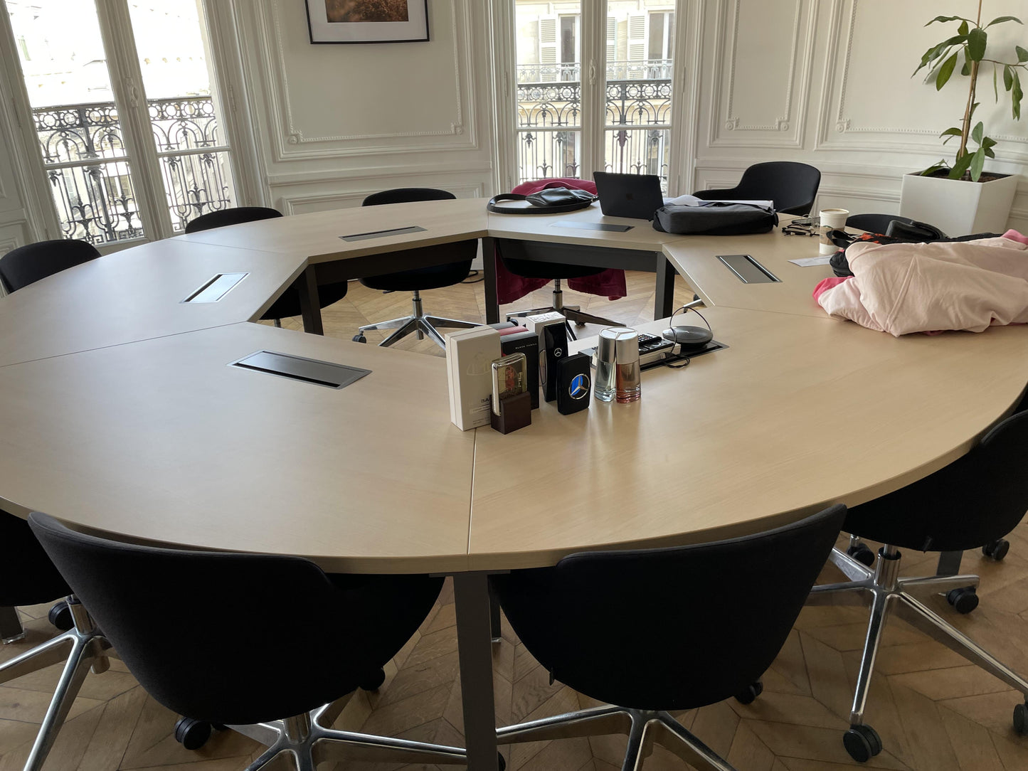 Table de réunion L300xl300xh75