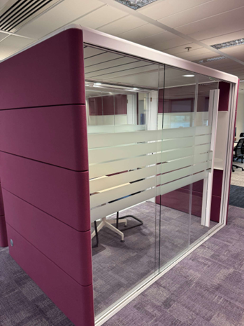 Cabine acoustique 2- 3 places OrangeBox Air 23 Violet