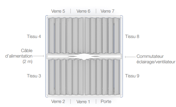 Cabine acoustique 4-5 places OrangeBox Air 25 Rouge