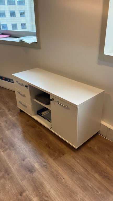 Caisson manager blanc Maro 4 tiroirs