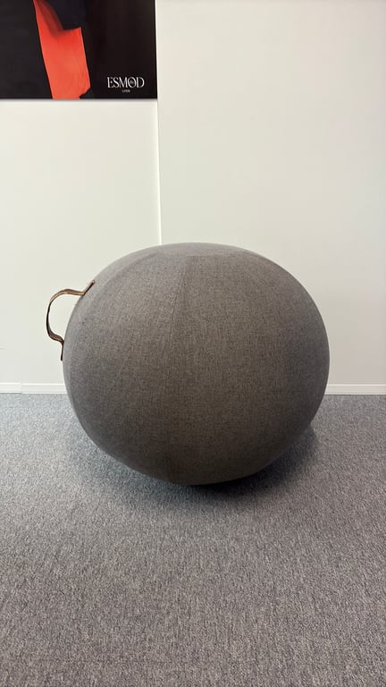 Pouf en tissu