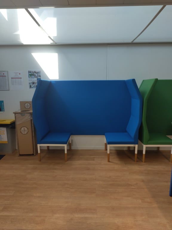 Canapé acoustique 2 places avec strapontin