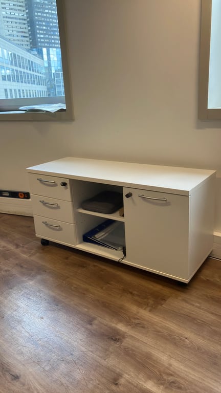 Caisson manager blanc Maro 4 tiroirs