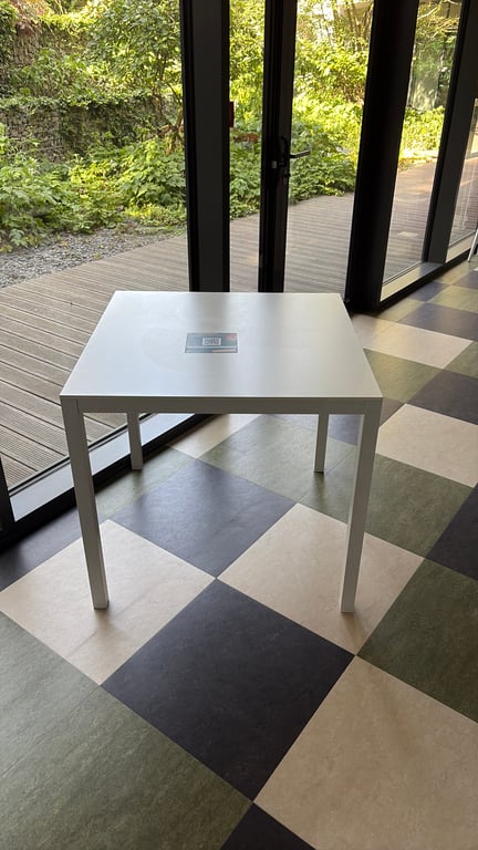 Table de Cafétéria Rectangulaire - 80x80 cm