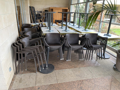 Chaise en Plastique Noir
