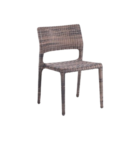 Chaise Plastique Noir avec Accoudoirs