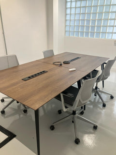 Bench 2 places L120xl120 Orex  - Plateau Bois Foncé