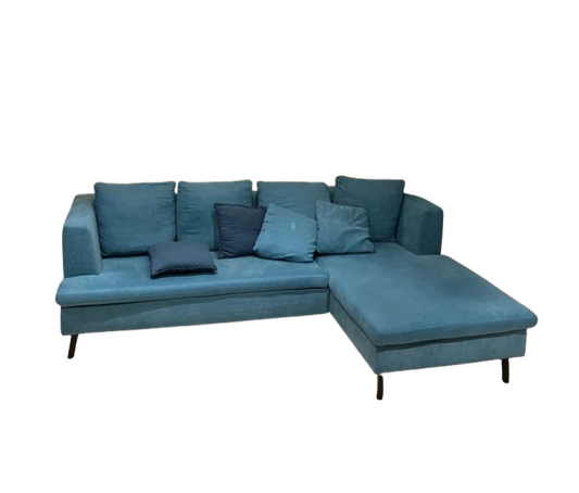 Canapé d'angle L270xl170xh75 Bleu