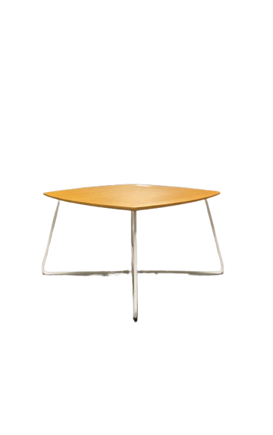 Table basse L70xl70xh42 Bois et Métal
