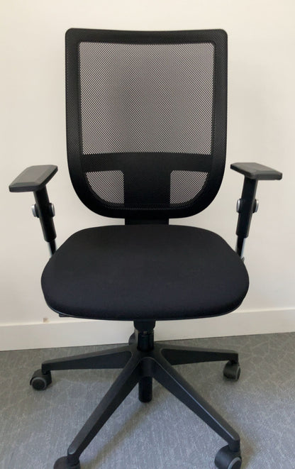 Fauteuil de Bureau Tissu Noir