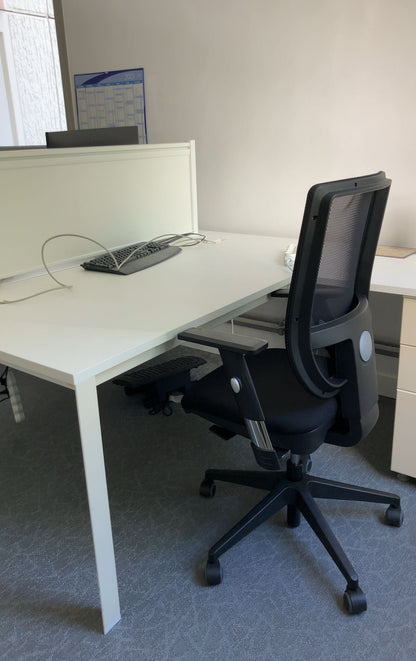 Fauteuil de Bureau Tissu Noir