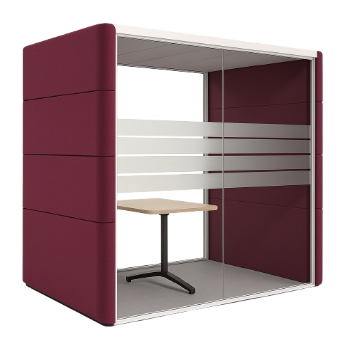 Cabine acoustique  2- 3 places OrangeBox Air 23 Violet