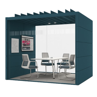 Cabine acoustique 4-5 places OrangeBox Air 25 Bleu