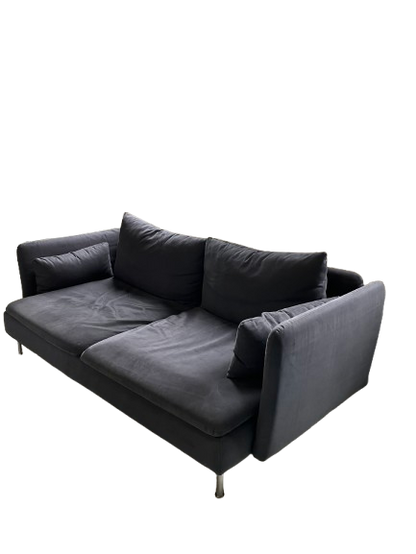 Canapé L200xl95xh70 Gris foncé