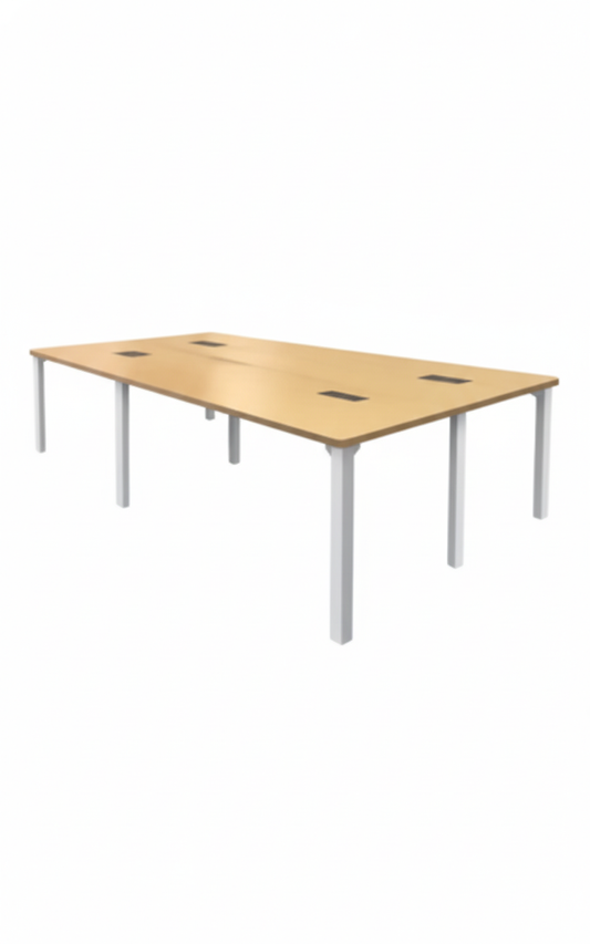 Bench 4 postes 320x160 pied blanc