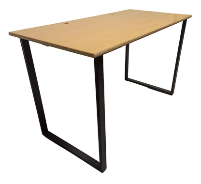 Bureau droit 120x60 chêne doré
