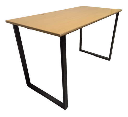 Bureau droit 120x60 chêne doré