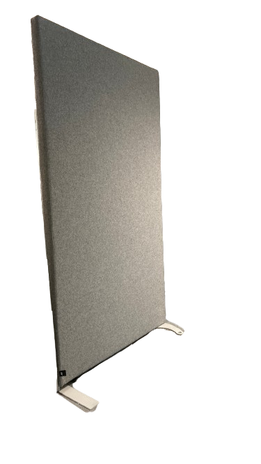 Cloison en tissu gris clair