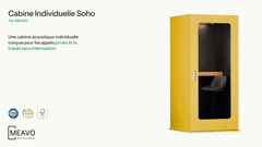 Cabine acoustique solo MEAVO Soho