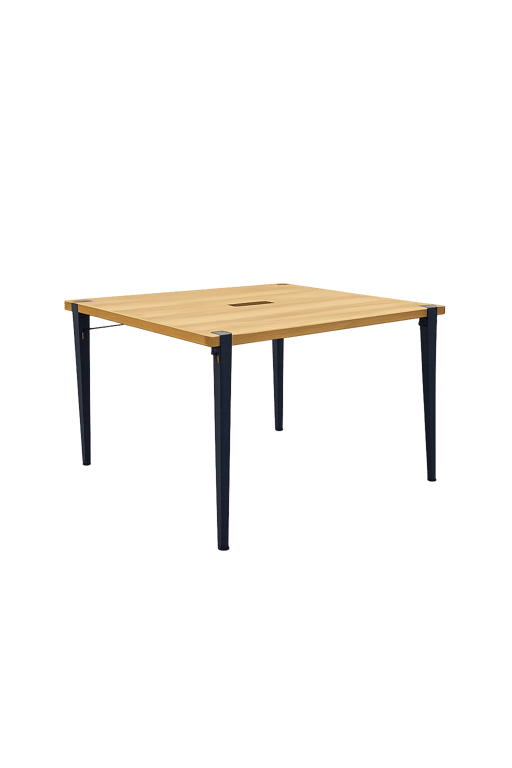 Table de réunion Rectangulaire Tiptoe 120 × 120 pieds bleus