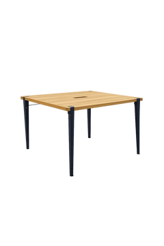 Table de réunion Rectangulaire Tiptoe 120 × 120 pieds bleus