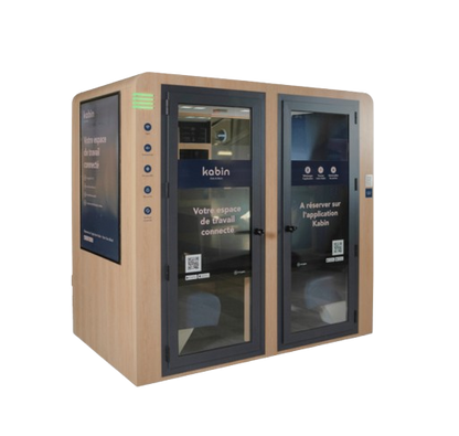 Cabine acoustique - Modèle Kabin livre service retrofitté
