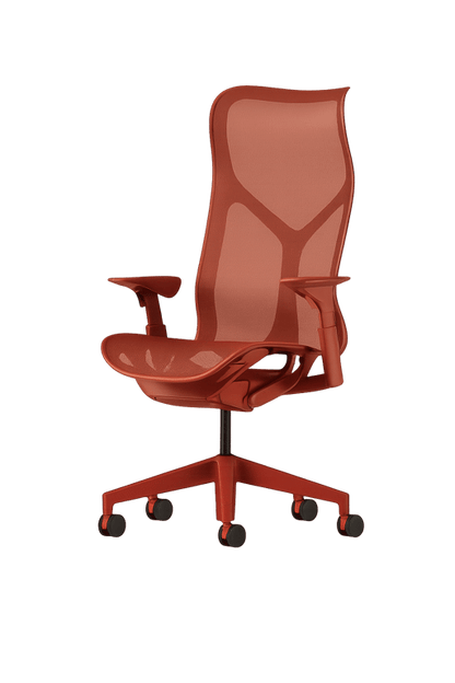 Fauteuil de bureau avec roulettes et dossier en résille