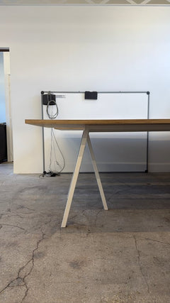 Bureau droit 250x93 cm