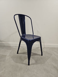 Chaise d'extérieur en métal Dark Blue