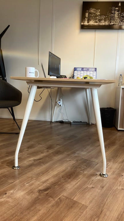 Bureau de direction en bois et métal 200x80 cm