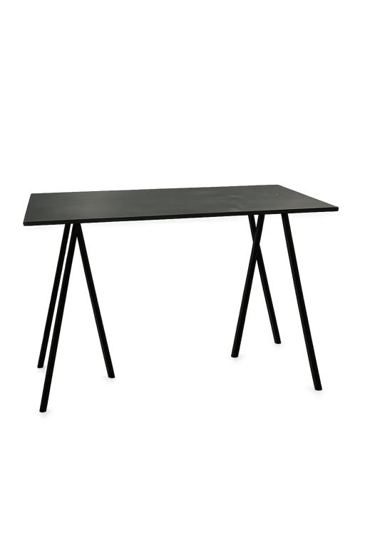 Table haute rectangulaire en bois