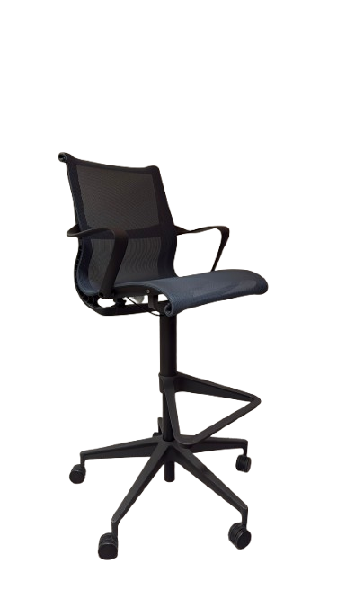 Fauteuil de bureau avec roulettes et dossier plein