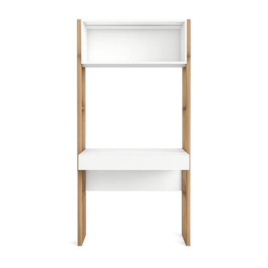 Bibliothèque en bois avec étagères