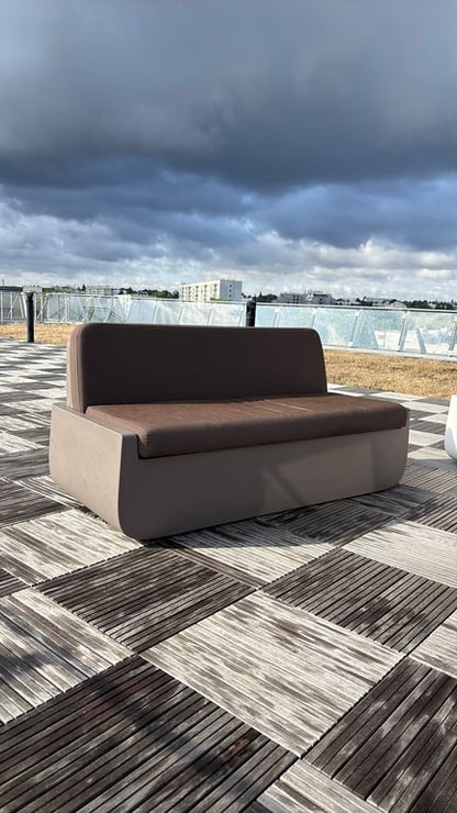 Autre mobilier d'extérieur en plastique et tissu couleur peanut