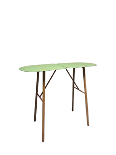 Table basse rectangulaire en métal