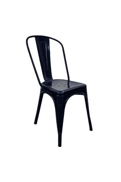 Chaise d'extérieur en métal Dark Blue