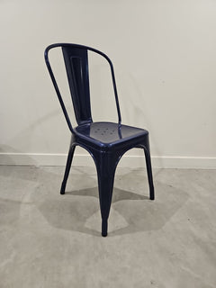 Chaise d'extérieur en métal Dark Blue