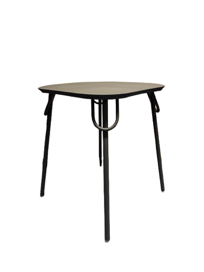 Table d'extérieur rectangulaire en métal
