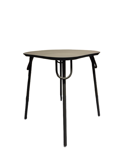 Table d'extérieur rectangulaire en métal