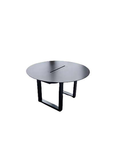 Table de réunion ronde avec accès facile