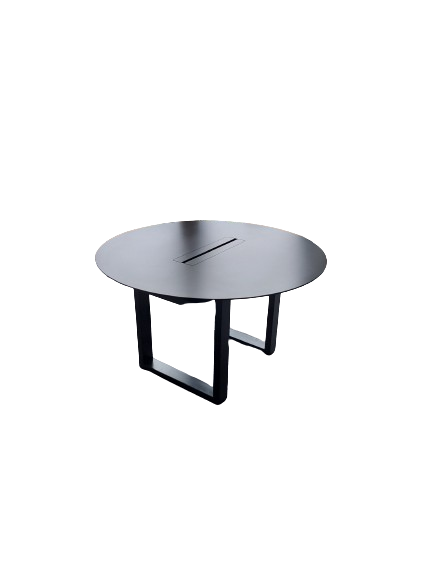Table de réunion ronde avec accès facile