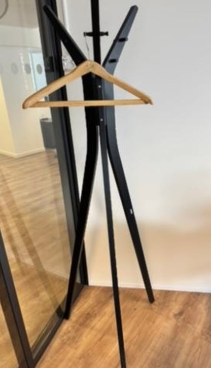 Porte-manteau en métal noir