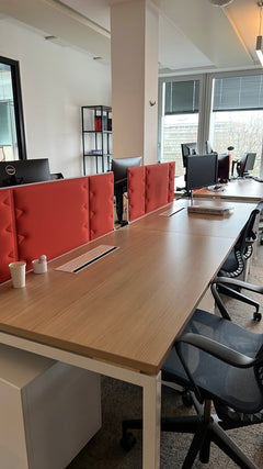 Bureau multiposte avec Top access et Goulotte