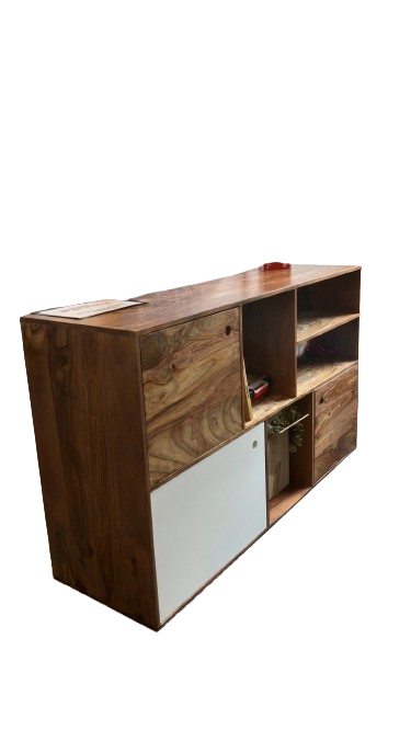 Armoire basse non verrouillable avec portes battantes