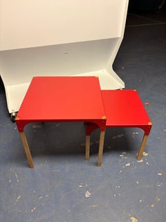 Table basse rectangulaire métal bois